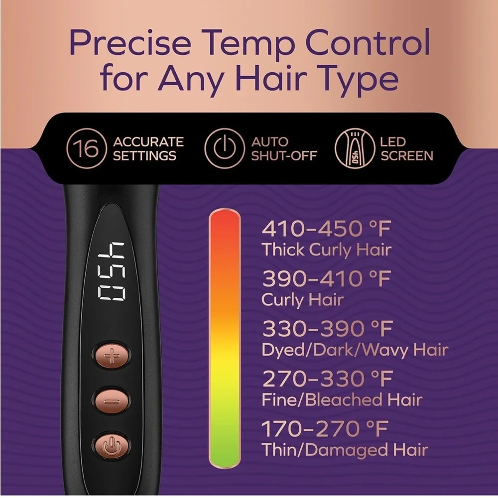 Marcel Rand Dual Voltage Hair Straightening Brush
